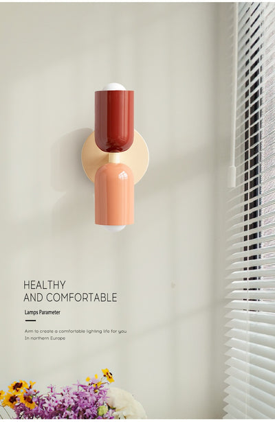 Lámpara de Pared Doble Estilo Vintage Crema para Dormitorio y Habitación Infantil - Image 56