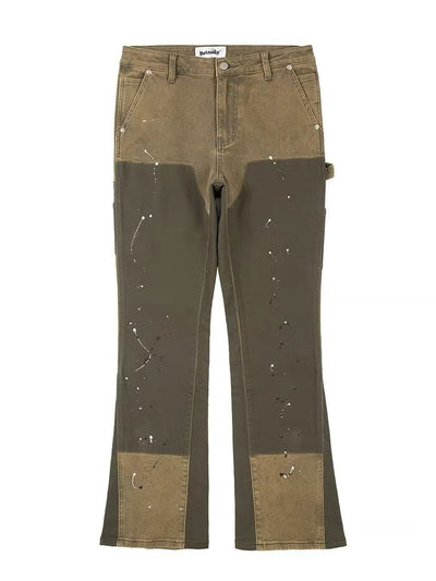 Pantalones de Trabajo Denim Elásticos Efecto Desgastado - Image 18
