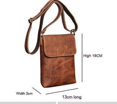Bolso Bandolera Unisex de Cuero Crazy Horse Premium - Image 13