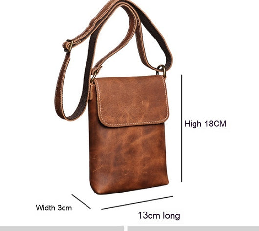 Bolso Bandolera Unisex de Cuero Crazy Horse Premium - Image 13