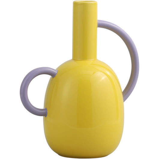 Jarrón Decorativo de Cerámica Colorida - Botella de Agua para Sala de Estar - Image 27