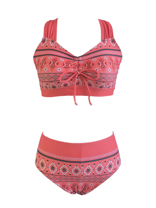 Traje de Baño Multicolor con Abertura Lateral para Mujer - Image 32