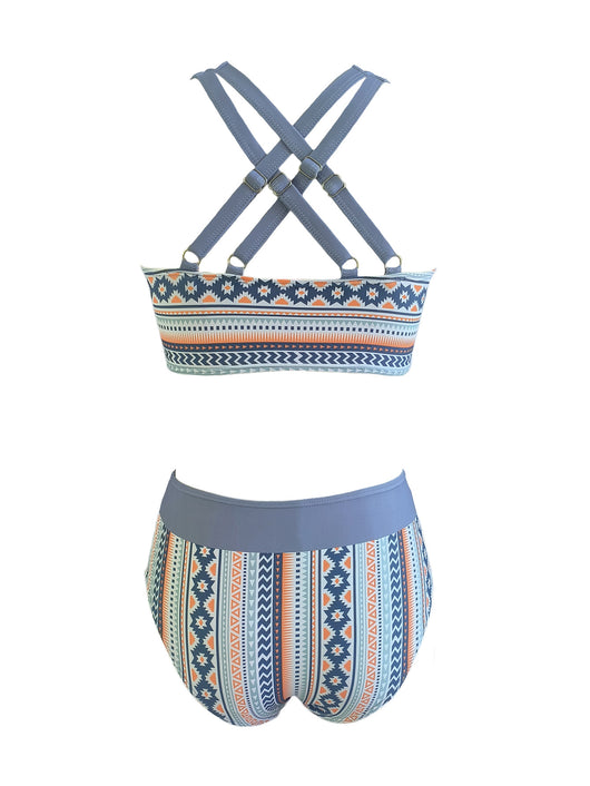 Traje de Baño Multicolor con Abertura Lateral para Mujer - Image 34