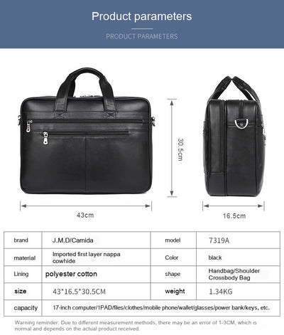 Maletín Ejecutivo de Cuero Napa Premium para Hombre - Image 30
