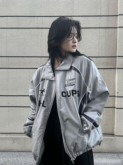 Chaqueta de Cuero PU Bordada para Motociclista - Diseño Holgado Americano - Image 21