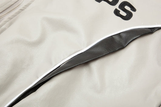 Chaqueta de Cuero PU Bordada para Motociclista - Diseño Holgado Americano - Image 33