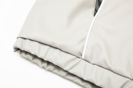 Chaqueta de Cuero PU Bordada para Motociclista - Diseño Holgado Americano - Image 35