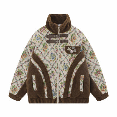 Abrigo Étnico de Lana de Cordero con Tejido Jacquard y Forro Térmico - Image 17