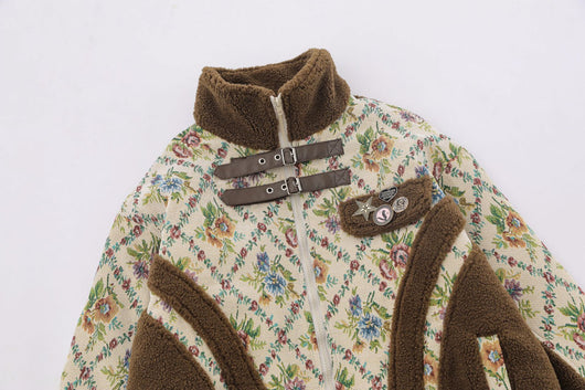 Abrigo Étnico de Lana de Cordero con Tejido Jacquard y Forro Térmico - Image 20