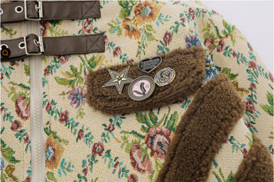 Abrigo Étnico de Lana de Cordero con Tejido Jacquard y Forro Térmico - Image 23