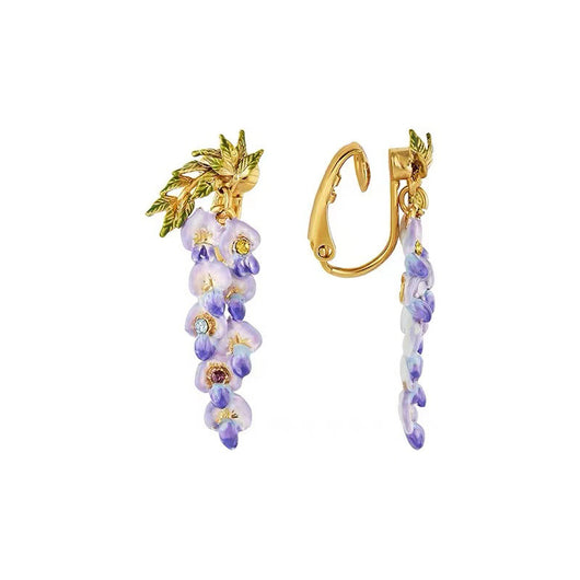 Collar con Aretes de Flor de Glicina - Accesorios de Lujo Minimalista - Image 32