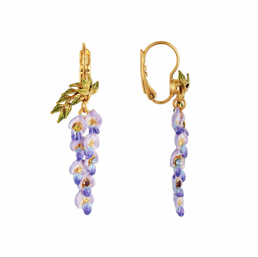 Collar con Aretes de Flor de Glicina - Accesorios de Lujo Minimalista - Image 35