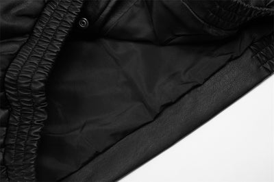 Chaqueta de Cuero Estilo Locomotora para Hombre - Traje de Carreras - Image 42
