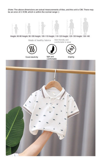 Polo Infantil de Manga Corta para Niños - Image 18