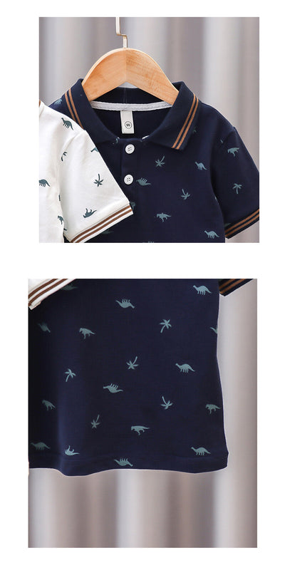Polo Infantil de Manga Corta para Niños - Image 22
