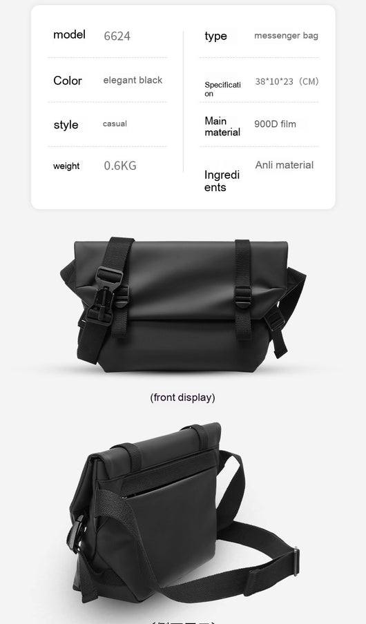 Bolsa Mensajero para Hombre de Gran Capacidad - Estilo Casual y Funcional - Image 6