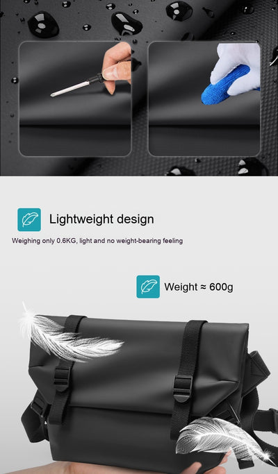 Bolsa Mensajero para Hombre de Gran Capacidad - Estilo Casual y Funcional - Image 8