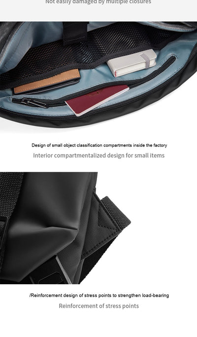 Bolsa Mensajero para Hombre de Gran Capacidad - Estilo Casual y Funcional - Image 11