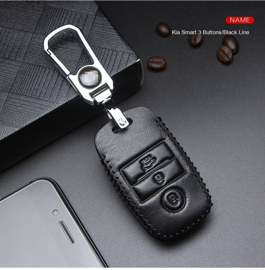 Funda de Cuero Genuino para Llaves del Auto - Image 27