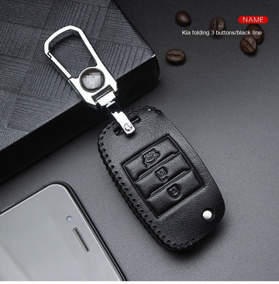 Funda de Cuero Genuino para Llaves del Auto - Image 36