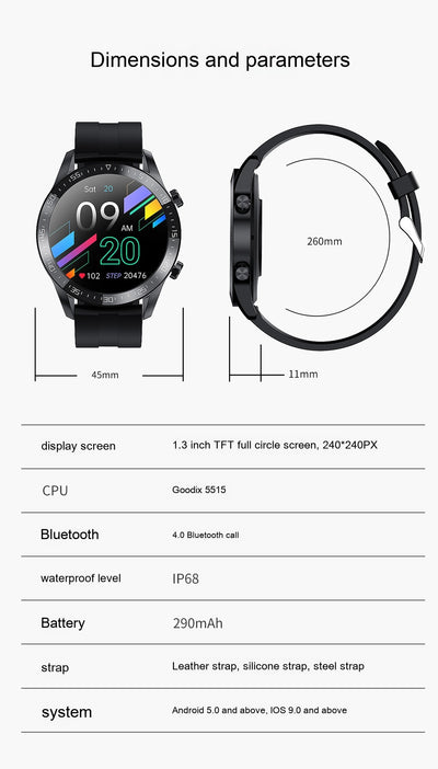 Reloj Inteligente GT2 con NFC, Control de Acceso y Llamadas Bluetooth - Image 7