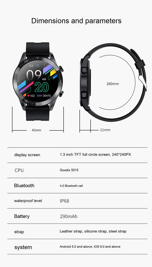 Reloj Inteligente GT2 con NFC, Control de Acceso y Llamadas Bluetooth - Image 7