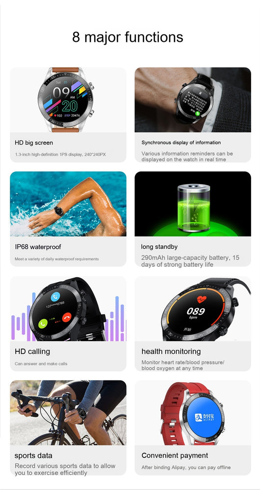 Reloj Inteligente GT2 con NFC, Control de Acceso y Llamadas Bluetooth - Image 12