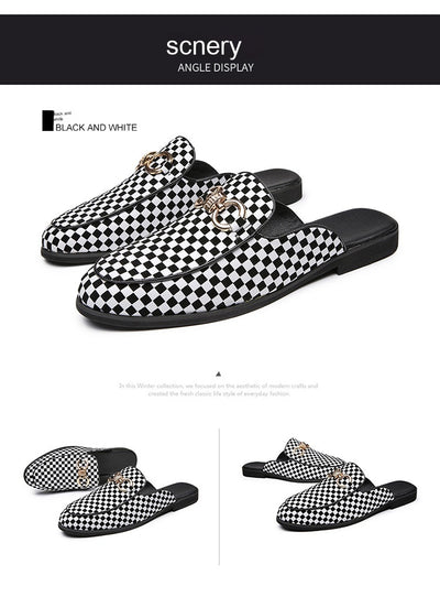 Pantuflas de Cuero para Hombre sin Talón - Cómodas y Fáciles de Poner - Image 17