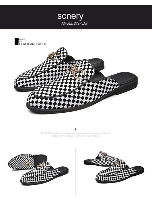 Pantuflas de Cuero para Hombre sin Talón - Cómodas y Fáciles de Poner - Image 17
