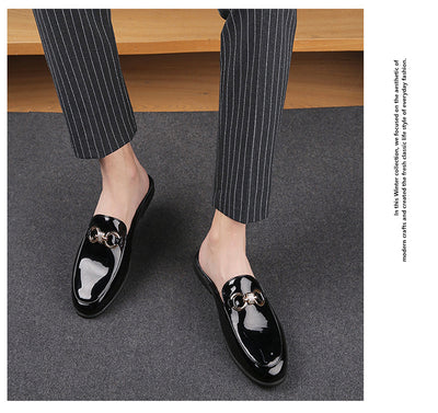 Pantuflas de Cuero para Hombre sin Talón - Cómodas y Fáciles de Poner - Image 19