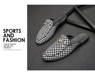 Pantuflas de Cuero para Hombre sin Talón - Cómodas y Fáciles de Poner - Image 24