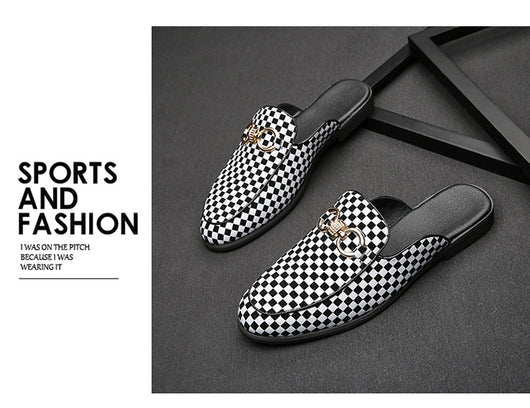 Pantuflas de Cuero para Hombre sin Talón - Cómodas y Fáciles de Poner - Image 24