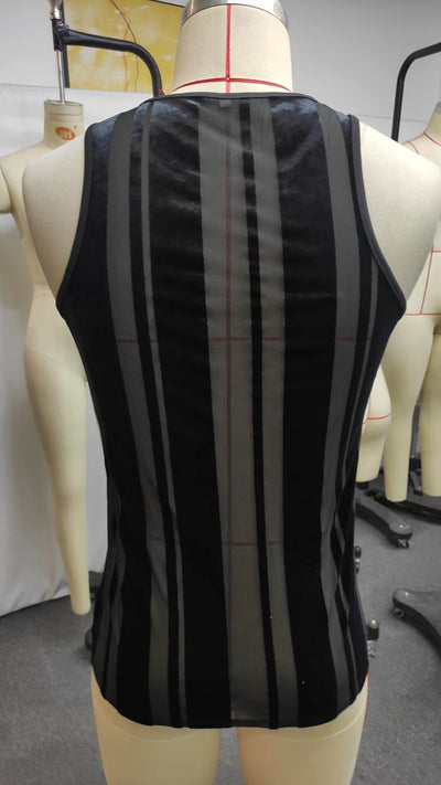 Chaleco de Malla Transparente Verano para Hombre - Image 8