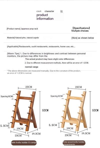 Soporte para Cuchillos de Madera Sapele - Organizador de Cocina Premium - Image 25