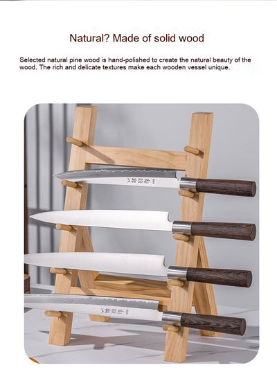 Soporte para Cuchillos de Madera Sapele - Organizador de Cocina Premium - Image 26