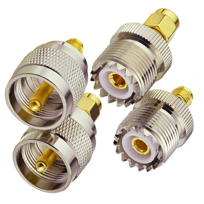 Kit de 4 Conectores UHF PL259 Macho-Hembra SO239 para Intercomunicadores de Motocicleta - Image 9