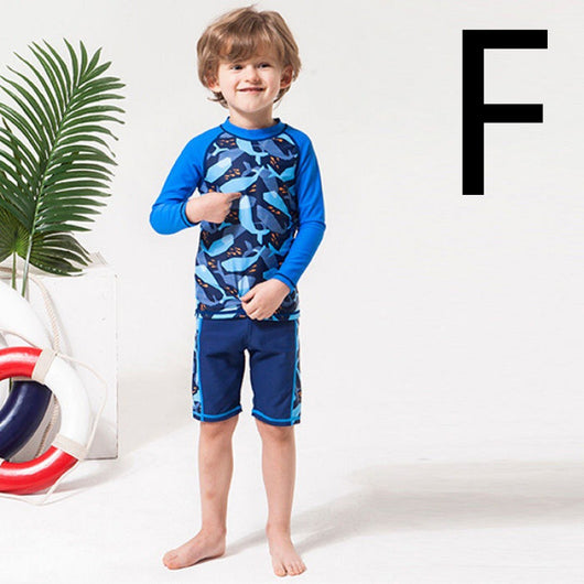 Traje de Baño Infantil Niño Secado Rápido con Diseño Dividido - Image 13