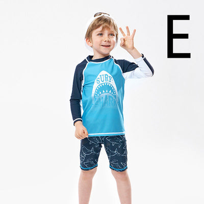 Traje de Baño Infantil Niño Secado Rápido con Diseño Dividido - Image 14