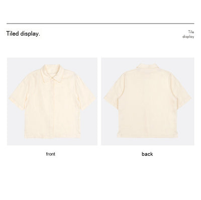Camisa de Lino Puro con Textura Francesa para Mujer - Image 30