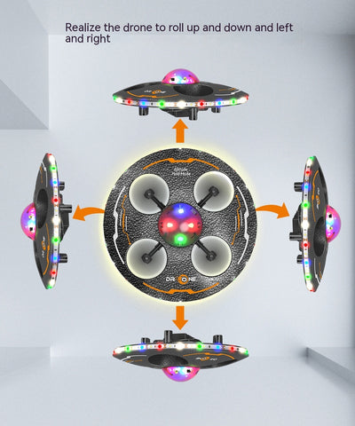 Dron Platillo Volador Luminoso Resistente a Caídas para Niños - Image 30