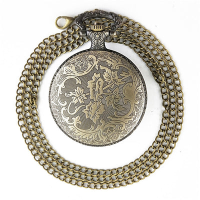 Reloj de Bolsillo Vintage con Diseño de Pájaro y Flecha Antiguo - Image 34