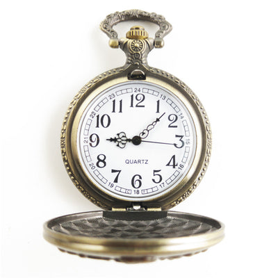 Reloj de Bolsillo Vintage con Diseño de Pájaro y Flecha Antiguo - Image 39