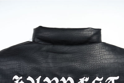 Chaqueta de Algodón con Bordado de Cocodrilo y Letras para Hombre - Image 23