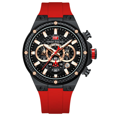 Reloj Deportivo Impermeable con Anillo de Fibra de Carbono - Image 8