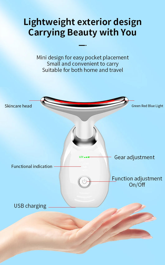 Dispositivo LED de Terapia Fotónica para Rejuvenecimiento Facial y Reafirmación de Piel - Image 22