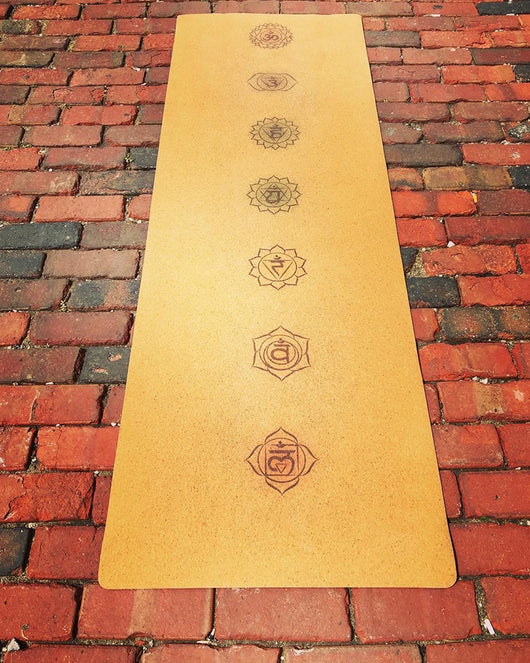 Tapete de Yoga de Corcho con los 7 Chakras - Image 12