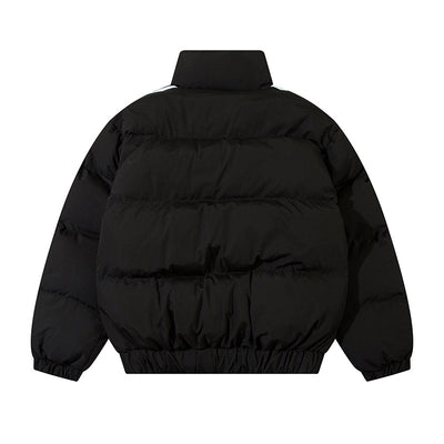 Chaqueta Acolchada para Hombre con Cuello Alto y Rayas Laterales - Image 25