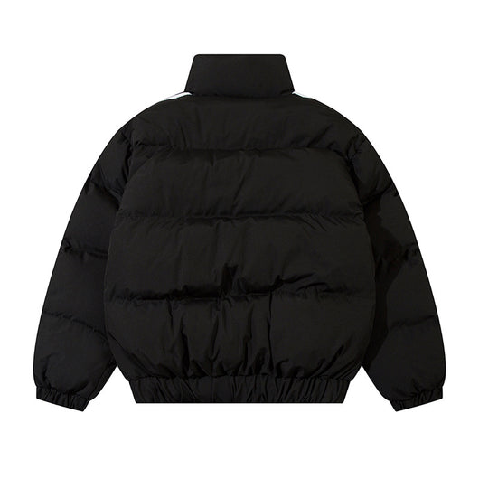 Chaqueta Acolchada para Hombre con Cuello Alto y Rayas Laterales - Image 25