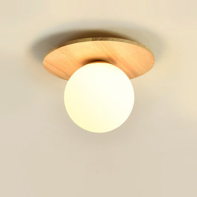 Lámpara de Entrada Estilo Nórdico y Japonés en Madera - Image 17
