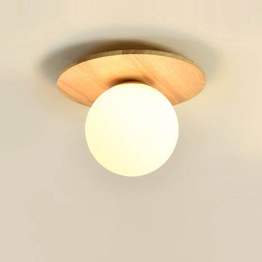 Lámpara de Entrada Estilo Nórdico y Japonés en Madera - Image 17